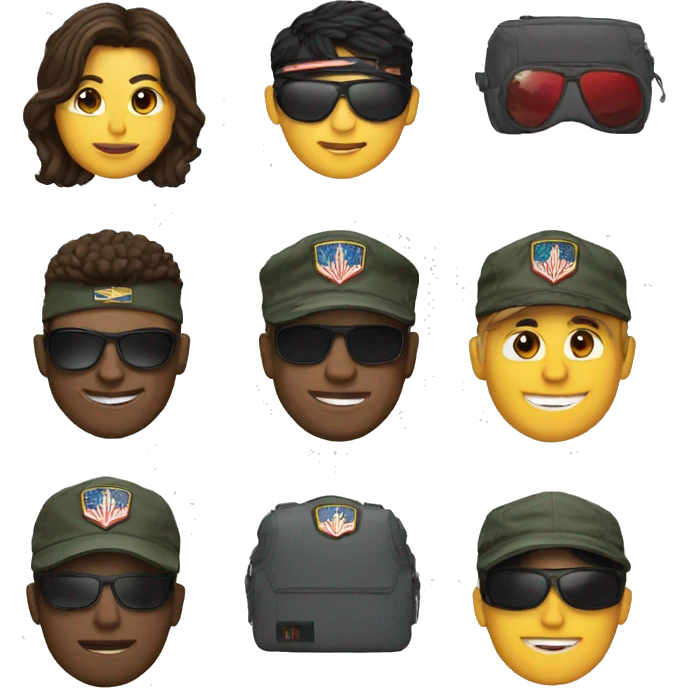Top gun theme emoji