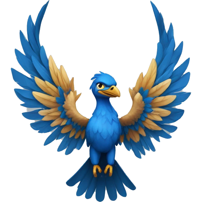 Fenix azul emoji