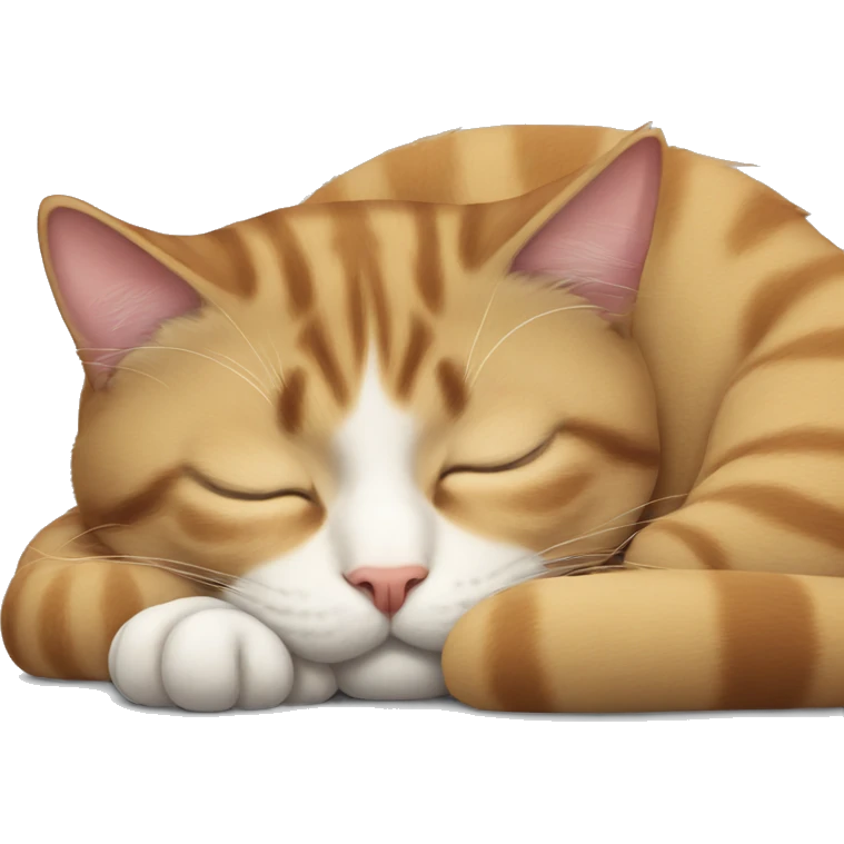 Cat sleeping  emoji