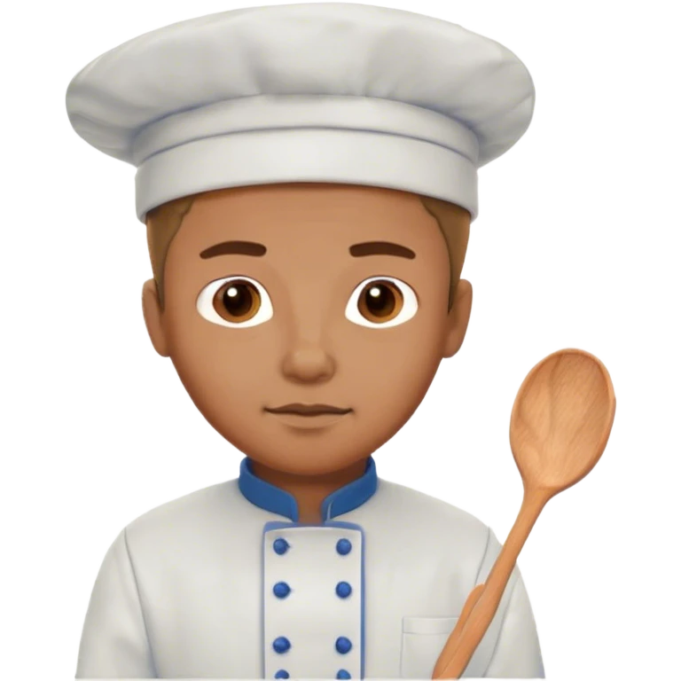 Chef with marine blue chef coat  emoji