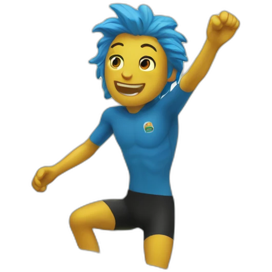 Chat sur un surf emoji