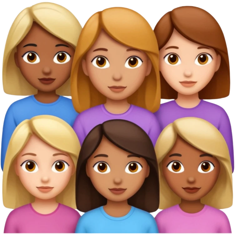 illustrators girls emoji