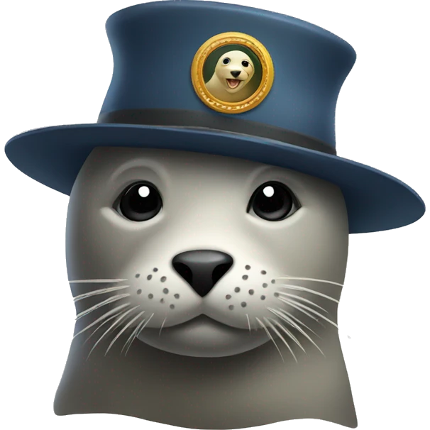 seal with a hat  emoji