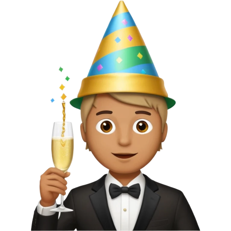 Hombre fiestero  emoji