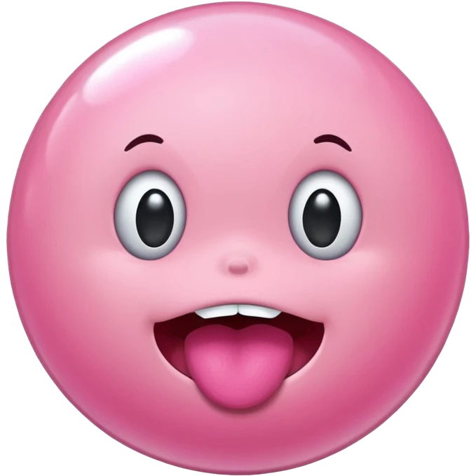 Bubble gum emoji