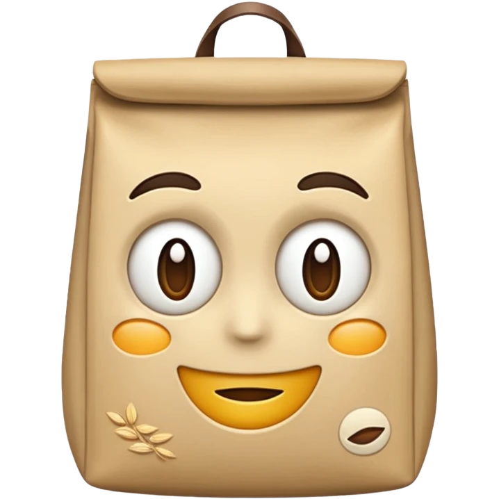 oats bag no smile emoji