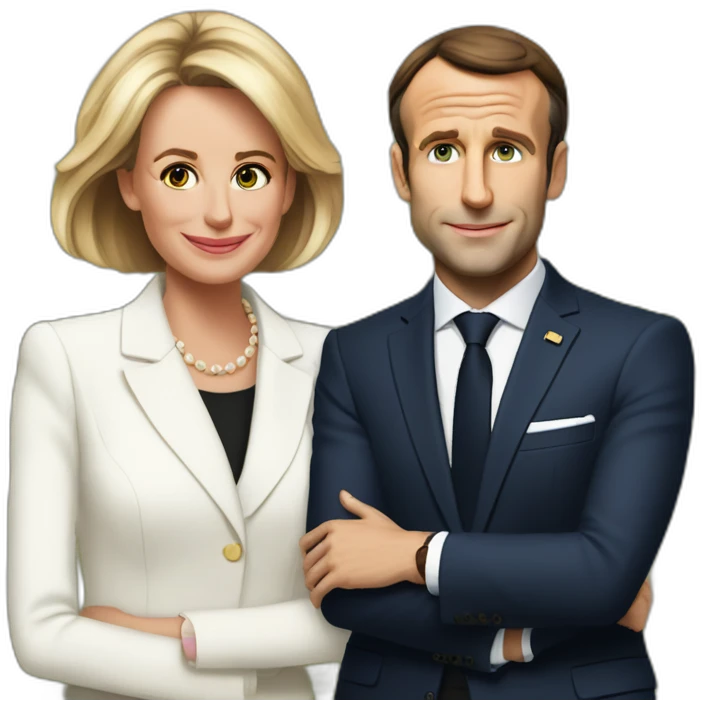 Macron fait la levrette avec brigitte emoji