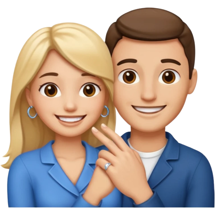 Purposing  marriage emoji