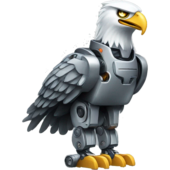robot eagle usa  emoji