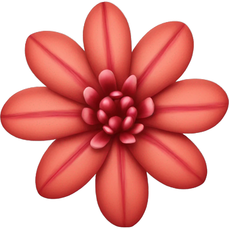 jengibre rojo flower emoji