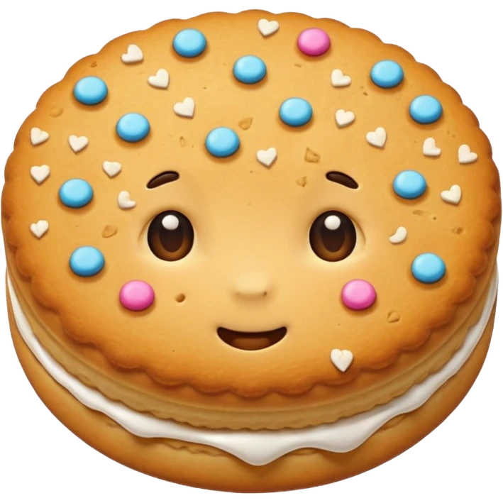 cute biscuit emoji