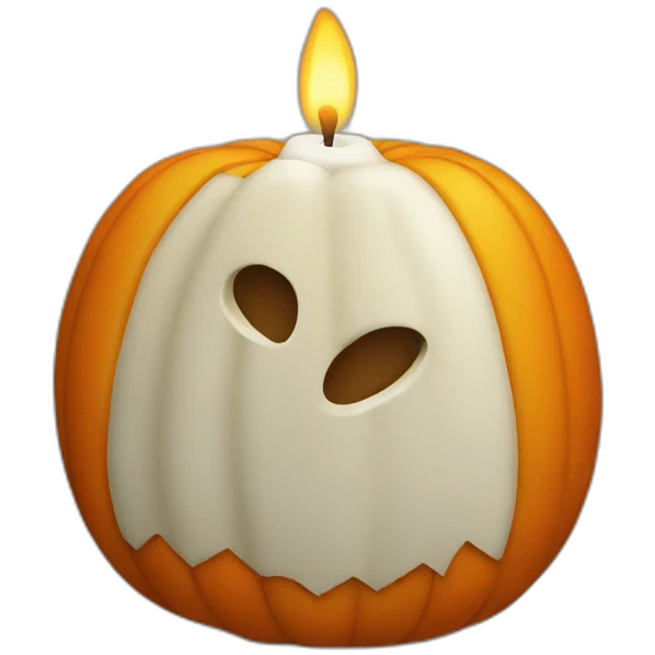 pumpkin candle emoji
