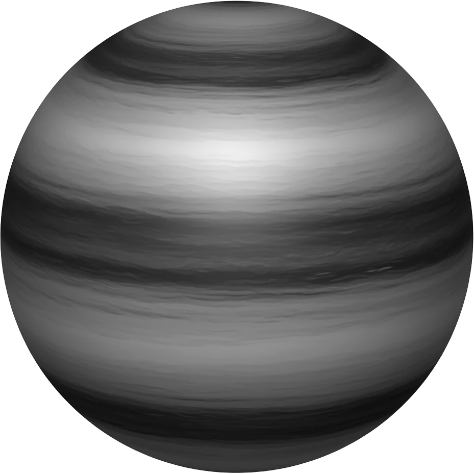ring planets in black color emoji