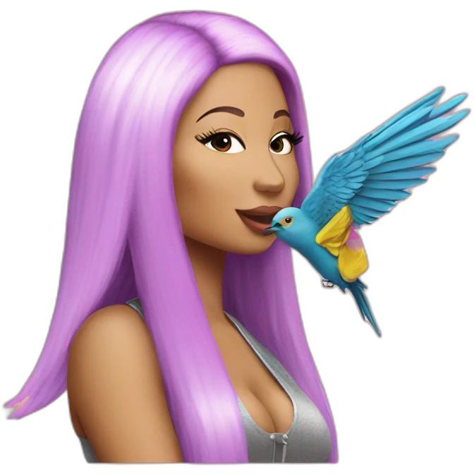 nicki minaj f bird emoji