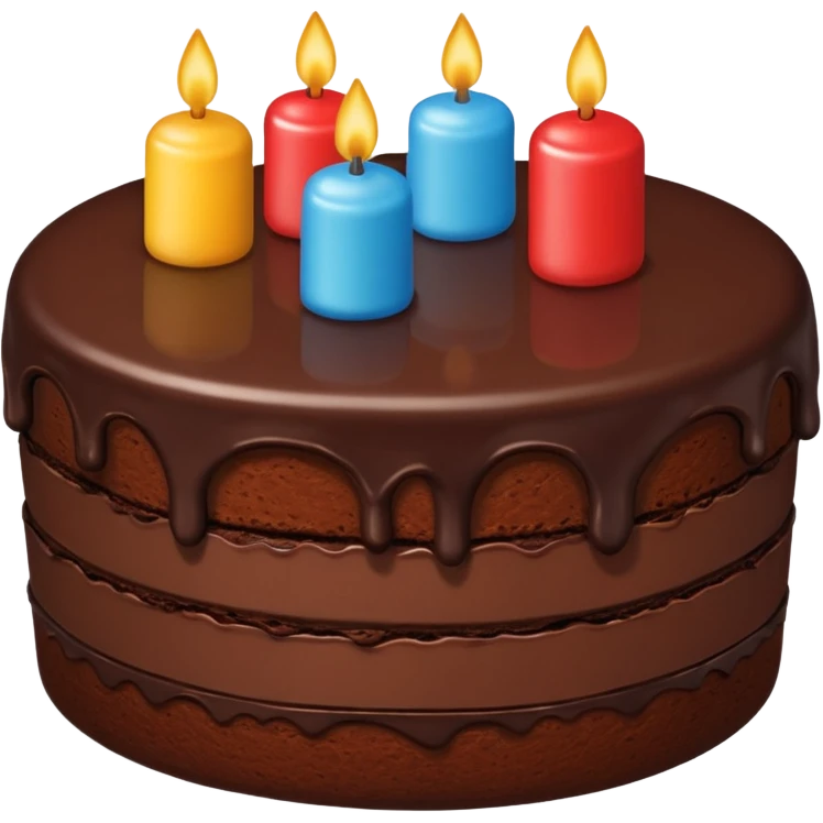 chocolate cake emoji