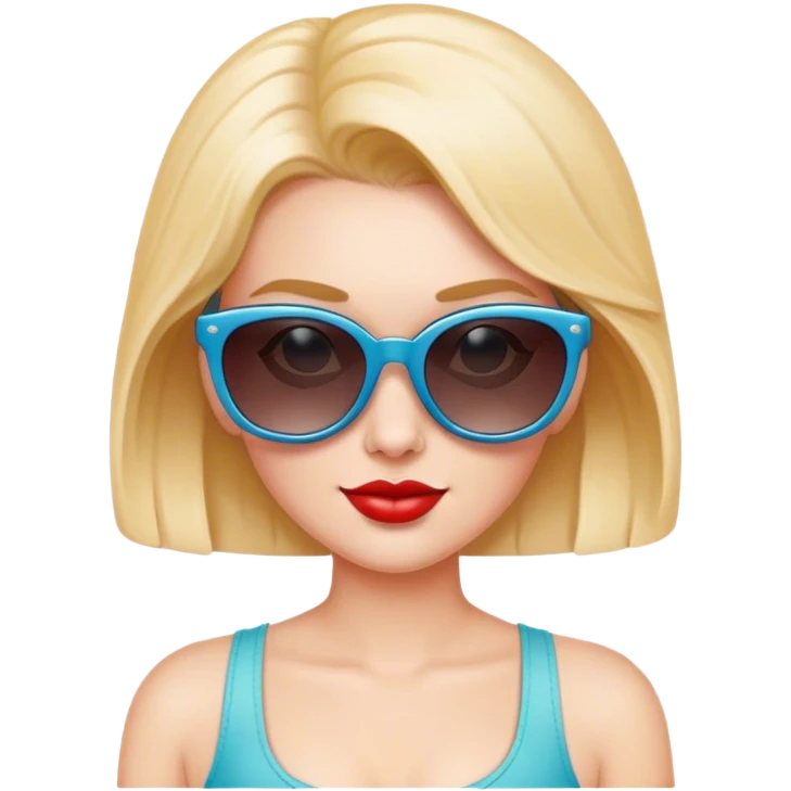 Betty with sunglasses emoji