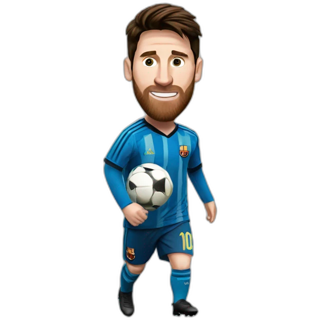messi scores a goal emoji