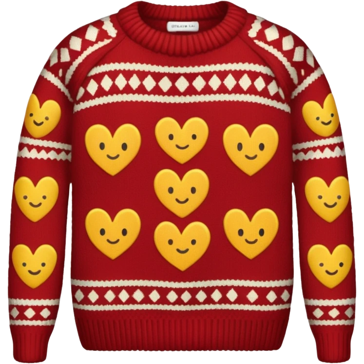patterned knitted garment emoji