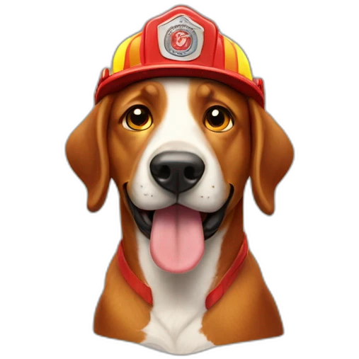 fire dog emoji