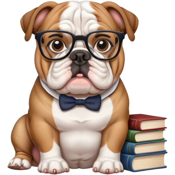 bulldog ingles bookseller emoji