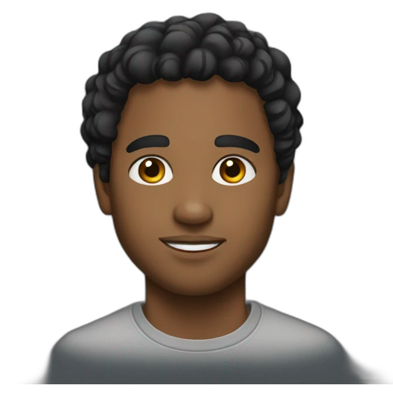 Most handsome mixed black guy emoji