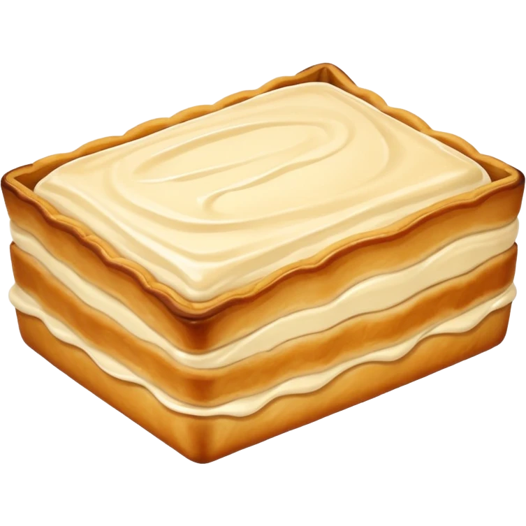 rectangular fried pastry with maple frosting emoji