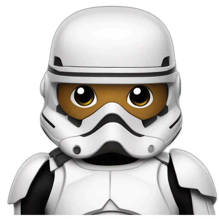storm trooper bear emoji