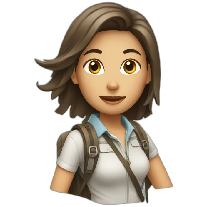 travel girl emoji