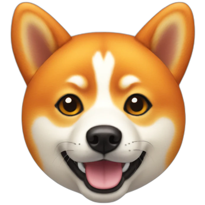 orange shiba inu emoji