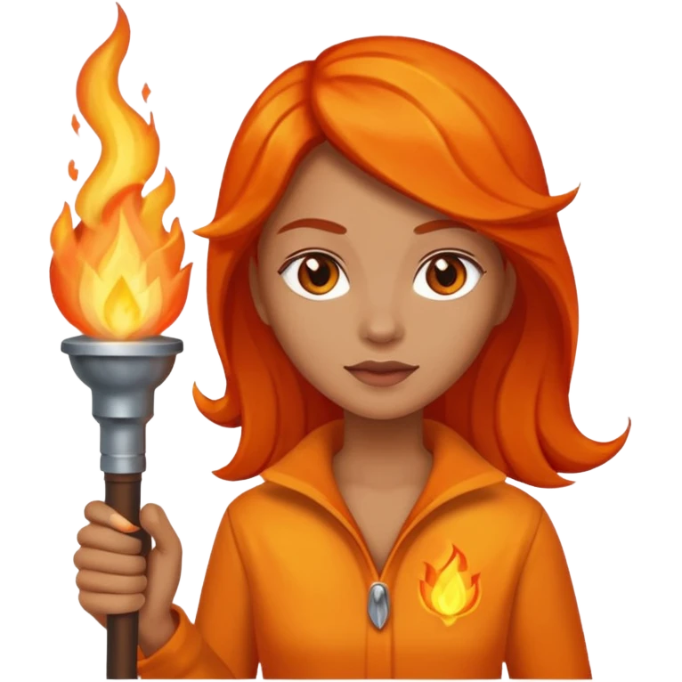 woman The torchbearer emoji