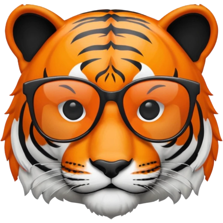 Harrisburg High School Tiger Logo with sunglasses emoji