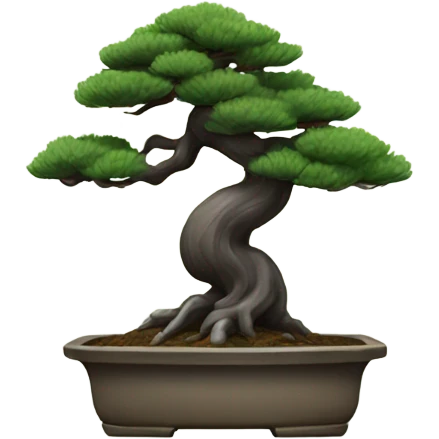 Japanese black pine bonsai tree  emoji