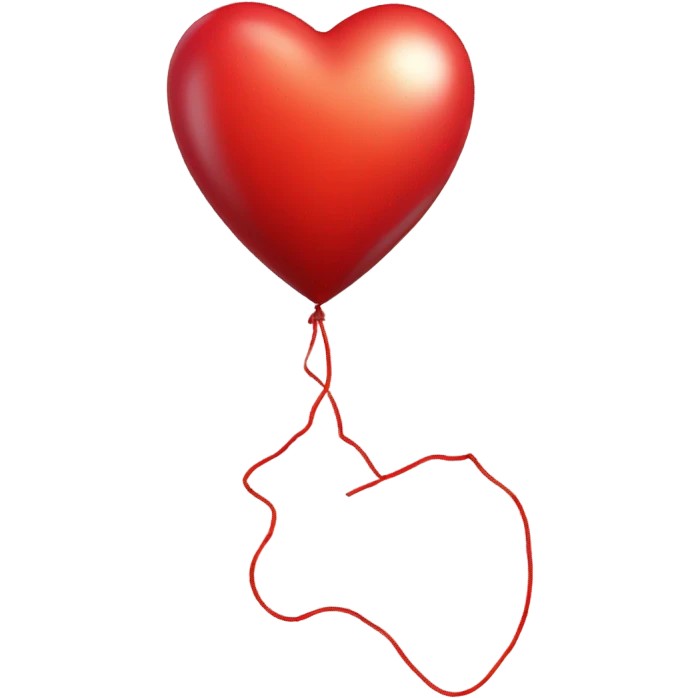 red Valentine’s Balloon  emoji