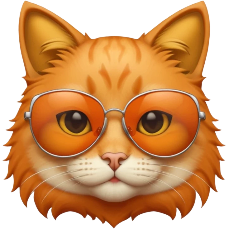 Cat wearing sunglasses emoji