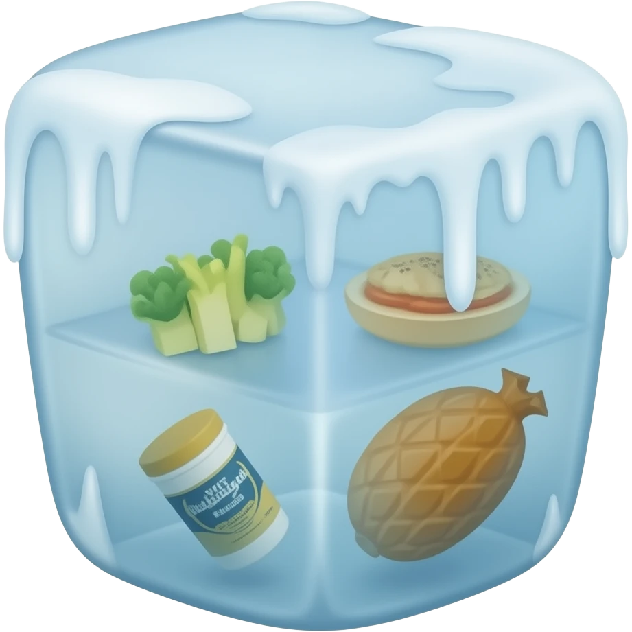 vector flat Frozen Foods emoji