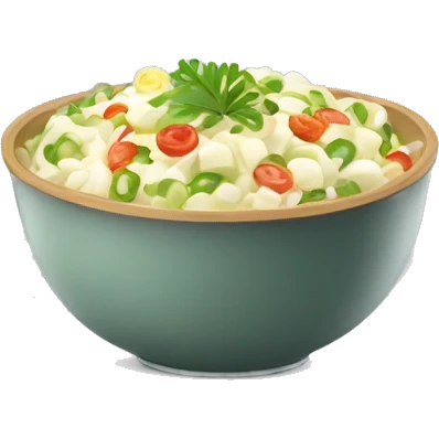 Russian salad Olivier  emoji