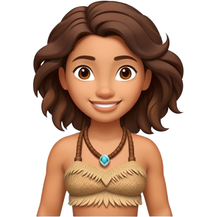 Moana standing emoji