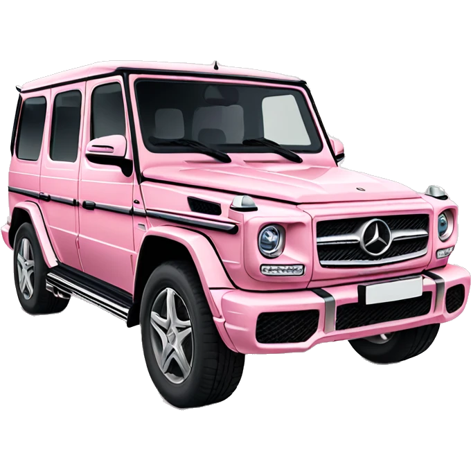 Light pink Mercedes g wagon emoji