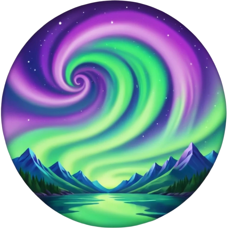 Aurora borealis  emoji