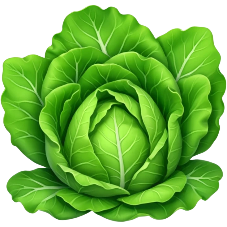 green lettuce emoji
