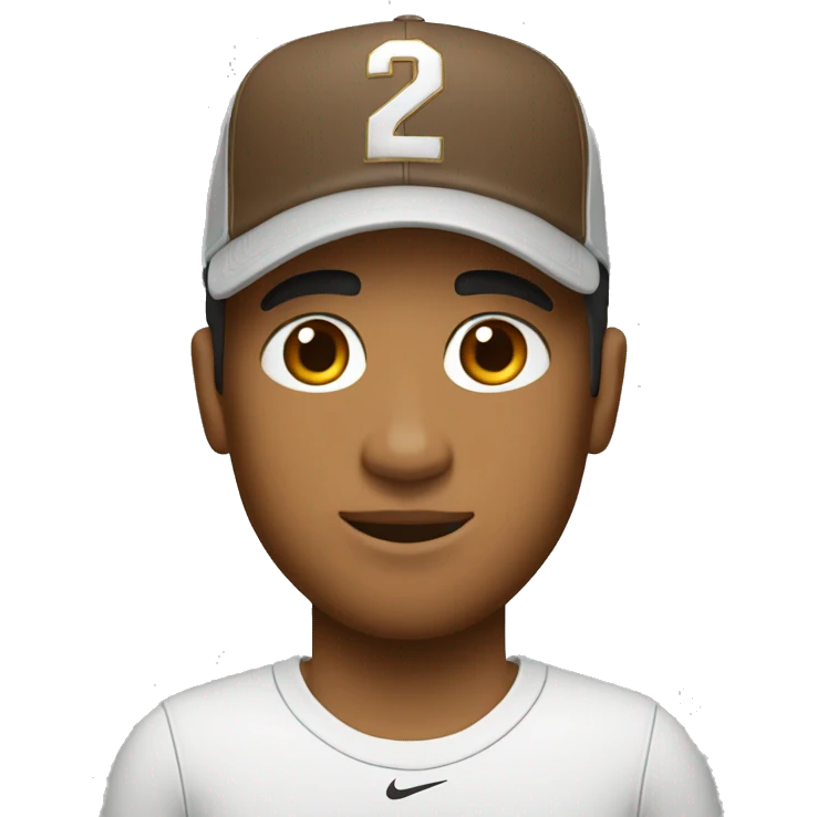 Canela skin man with Nike cap emoji