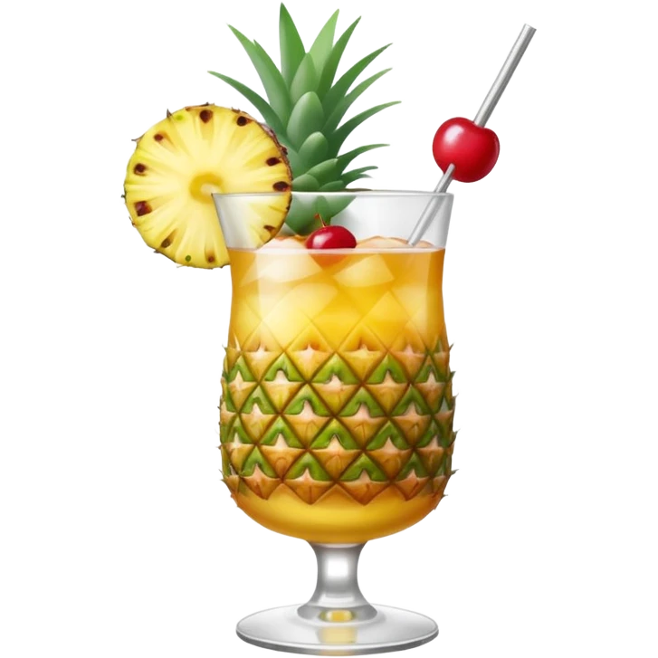 pineapple cocktail  emoji