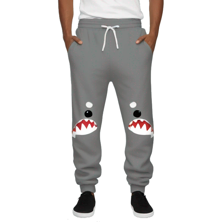 Shark sweatpants emoji