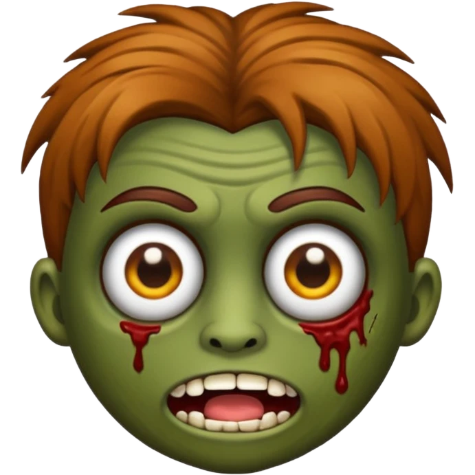 Faça um emoji de zumbi que se pareça comigo. emoji