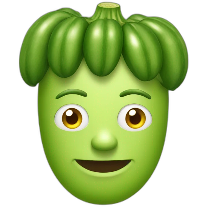zucchini man emoji