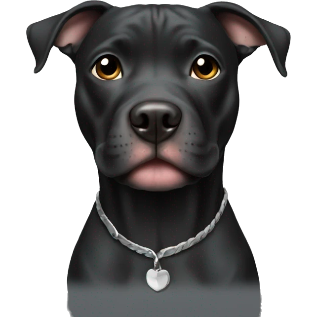 Young Black Pitbull emoji
