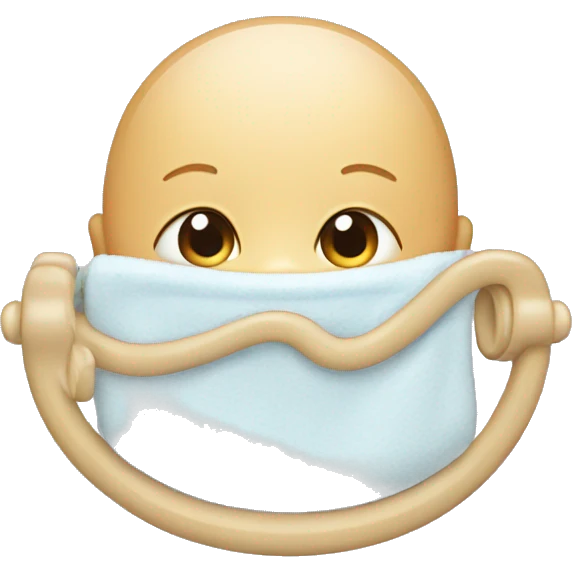 Baby soother emoji