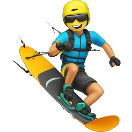 kitesurf ski emoji