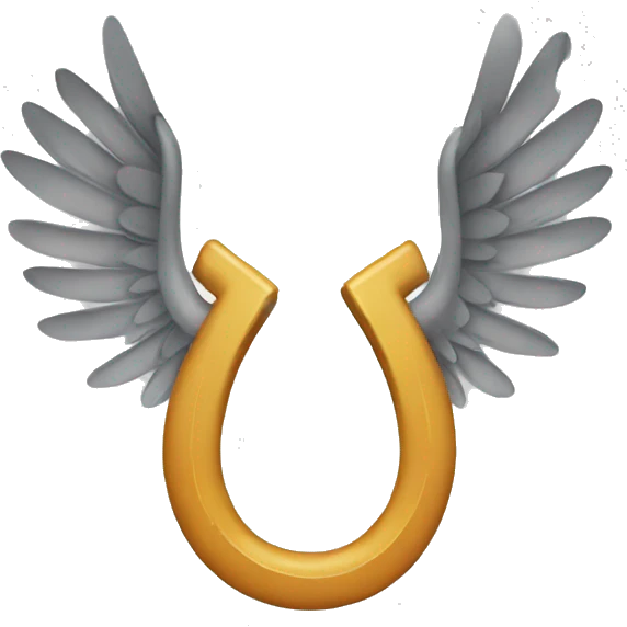 horseshoe with wings emoji