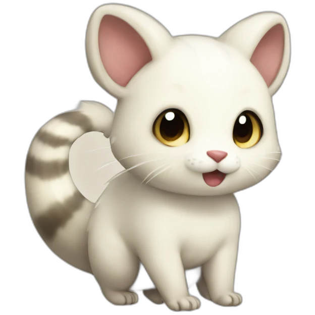 White Furret emoji
